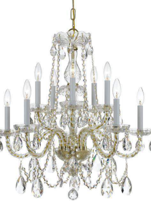 Traditional Crystal 10 Light Chandelier