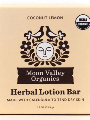 Coconut Lemon Herbal Lotion Bar