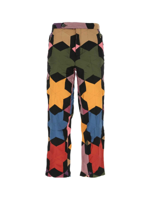 Bode Patchwork Straight-leg Trousers