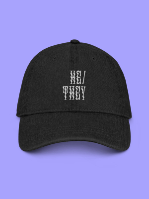 He/they Pronouns Cap