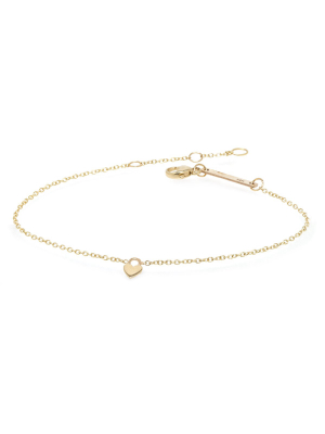 14k Itty Bitty Heart Padlock Bracelet