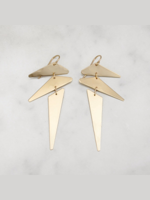 Carolyn Keys Jewelry Punk Earrings- Available In Silver & Gold