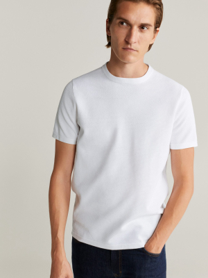 Cotton Fine-knit T-shirt