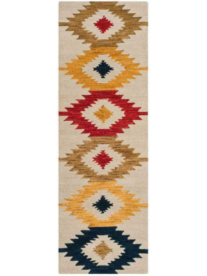 Aspen Ivory/multi Runner Rug