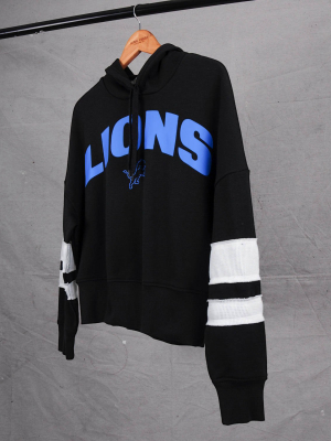 Women's Nfl Lions Sideline Striped Fleece