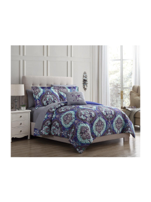 Modern Threads 6-piece Printed Reversible Complete Bed Set Cathedral.