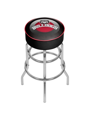 Ncaa Georgia Bulldogs Padded Swivel Bar Stool - Honeycomb