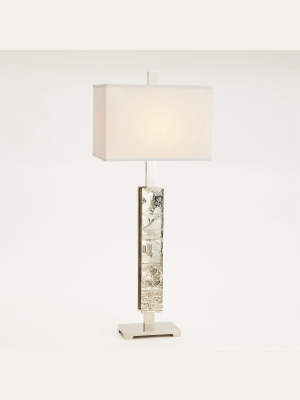 Global Views Pimlico Table Lamp - Nickel