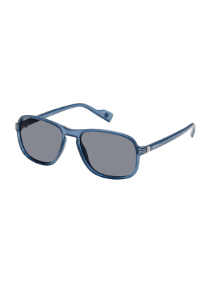 Max Polarized Eco-green Sunglasses - Translucent Navy