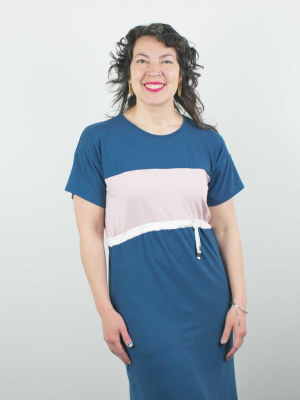 Staten Dress, Blue (xs + S Left)