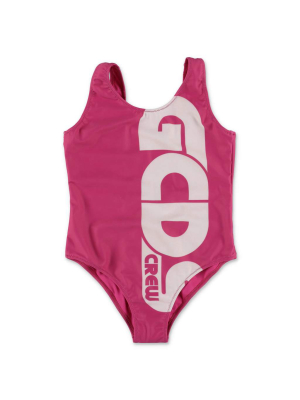 Gcds Kids Logo Printed Swimsuit