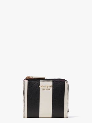 Spencer Stripe Small Bifold Wallet