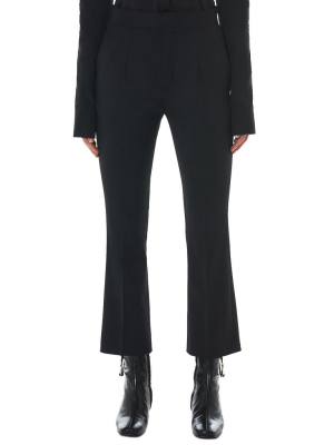 Cropped Slim Trousers (p007-lsw-black)