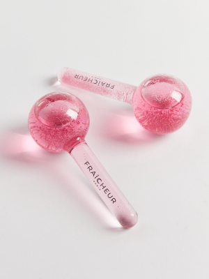 Fraîcheur Limited-edition Glitter Ice Globes Cooling Facial Tool Collection