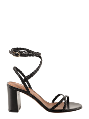 L'autre Chose Braided Ankle Strap Sandals