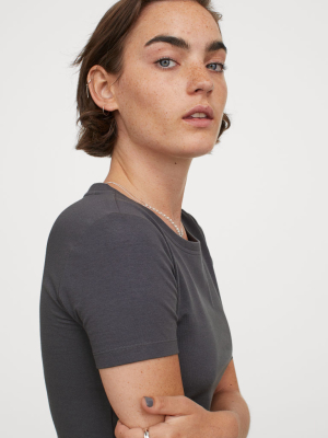 Cotton Jersey Top