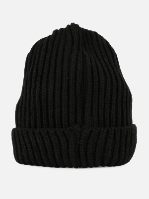 Kim And Bae  Rib Cuff Beanie