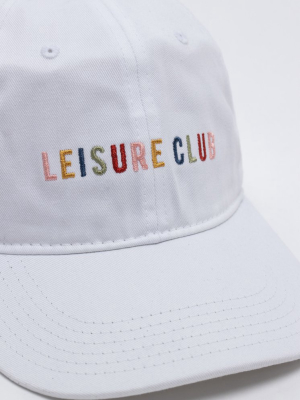 Leisure Micro Hat White