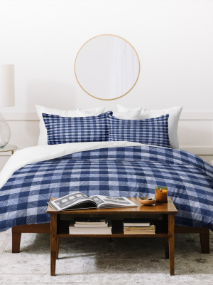 Imlada Huaradit Gingham Duvet Set - Deny Designs