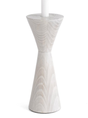 Laven X Provide - Conic Candleholder Small - White Ash