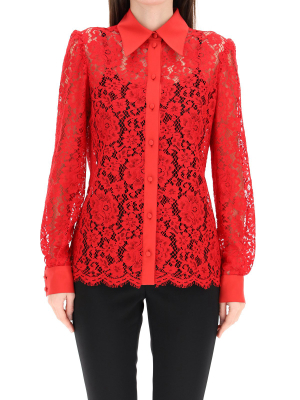 Dolce & Gabbana Lace Shirt