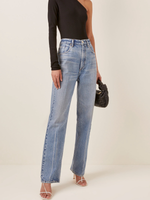 The Martin Rigid High-rise Straight-leg Jeans