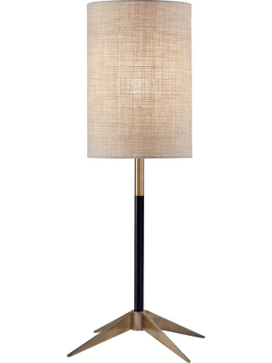 Denain Table Lamp Brass/black