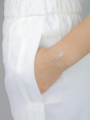 Sterling Silver Star Bracelet