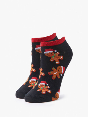 Gingerbread Cookie Ankle Socks