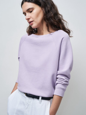 Nili Lotan Classic Sweatshirt In Lavender