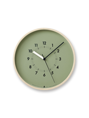 Soso Clock In Green