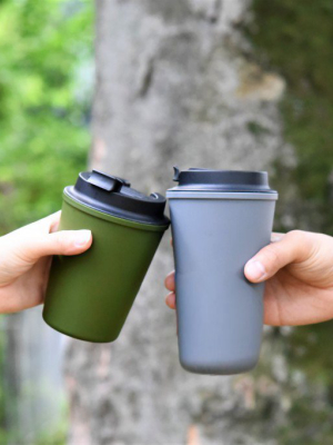 Rivers Wallmug Sleek Reusable Travel Coffee Cup (cappuccino Size - 350ml)