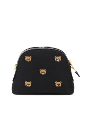 Moschino Teddy Embroidered Crossbody Bag