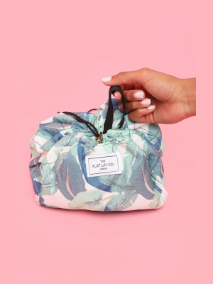 The Flat Lay Co. Makeup Bag Tropical Leaves