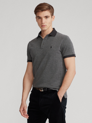 Custom Slim Fit Mesh Polo