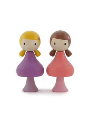 Clicques Lucy And Maggie Peg Doll Set