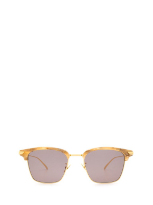 Bottega Veneta Eyewear Clubmaster-frame Sunglasses