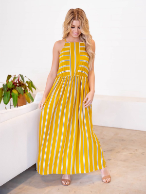 Dawn Maxi Dress - Yellow