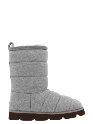 Brunello Cucinelli Quilted Mid-calf Boots