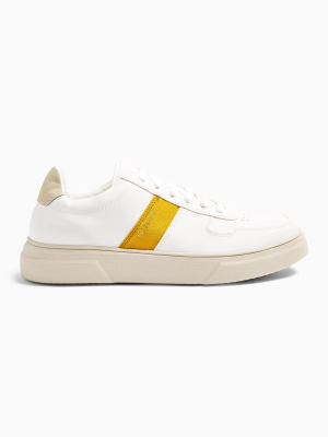 Yellow Chunky Drone Stripe Sneakers