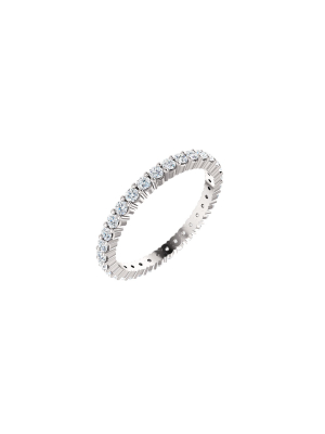 Pompeii3 5/8 Ct Diamond Eternity Wedding Ring Platinum