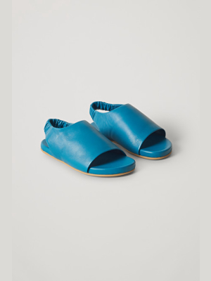 Elasticated Leather Sandals