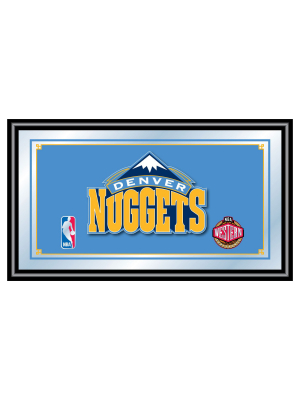 Denver Nuggets Team Logo Wall Mirror