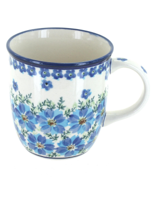 Blue Rose Polish Pottery Kalina Coffee Mug