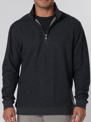 Double-knit Quarter-zip