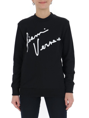 Versace Logo Print Sweatshirt