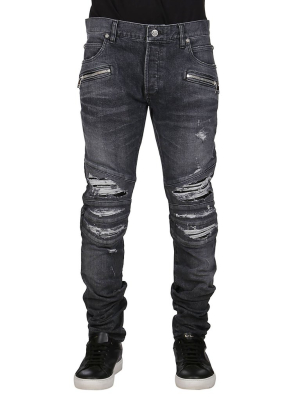 Balmain Distressed Skinny Jeans