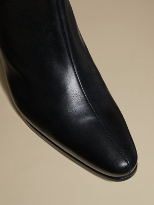 The Saratoga Boot In Black Leather