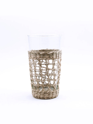 Cage Weave Highball Glass