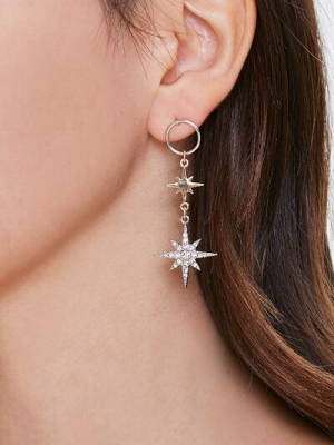 Rhinestone Star Drop Earrings